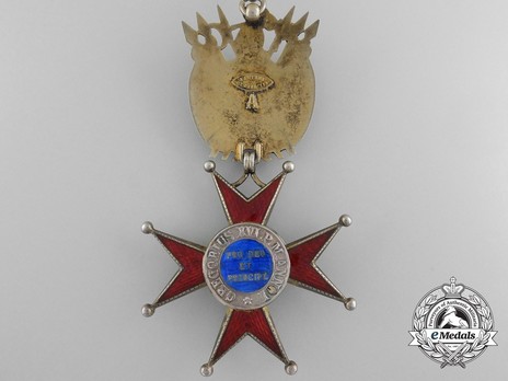 Order of St. Gregory the Great, Grand Cross, Military Division Reverse