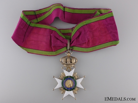 House Order of Saxe-Ernestine, Type II, Civil Division, I Class Commander Cross (in silver gilt) Obverse