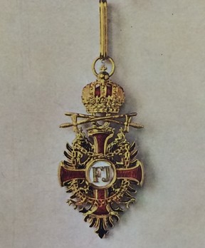 Order of Franz Joseph, Type II, Military Division, Grand Cross (with silver swords)