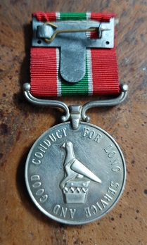 Prison Long Service Medal Reverse