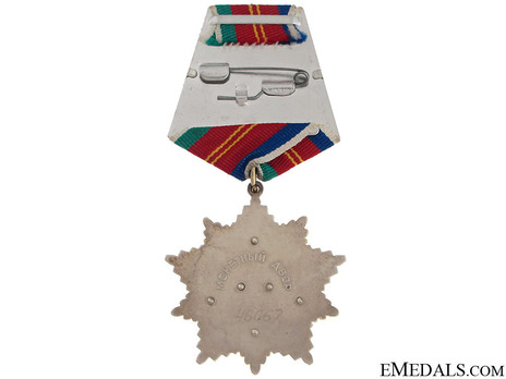 Order of Friendship of Peoples Star Medal Reverse 