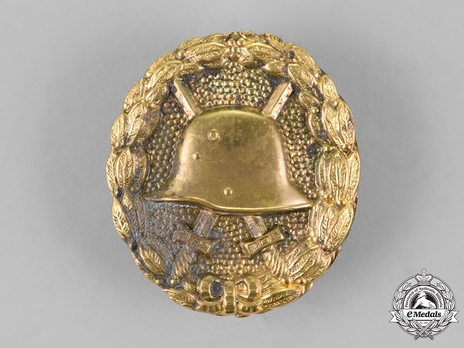 Wound Badge, in Gold (in tombac) Obverse