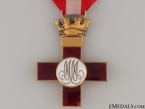 1st Class Cross (red distinction) (bronze gilt) Reverse