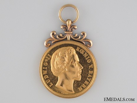 Ludwig Medal for Arts and Sciences, Gold Medal for Arts and Sciences Obverse