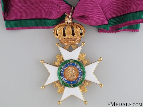 House Order of Saxe-Ernestine, Type II, Civil Division, I Class Commander Cross (in gold) Obverse