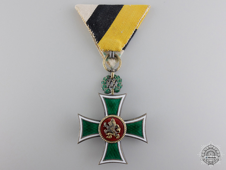Long Service Cross, Type II, I Class, for 20 Years Reverse