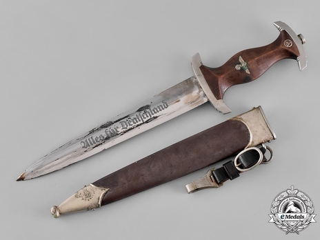 SA Röhm Honour Dagger (with dedication removed) (by Eickhorn) Obverse with Scabbard
