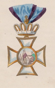 Order of St. Elisabeth, Decoration for Officials Obverse