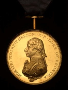 Boulton's Trafalgar Medal, in Tin Obverse