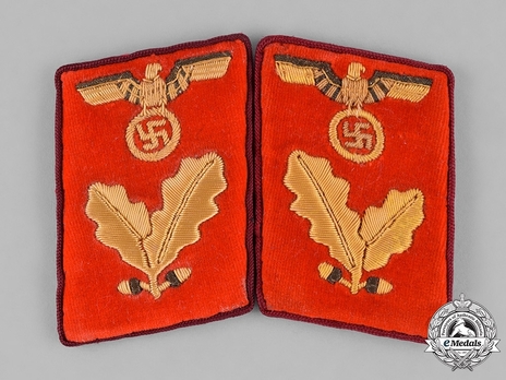 NSDAP Bereichsleiter Type IV Gau Level Collar Tabs Obverse
