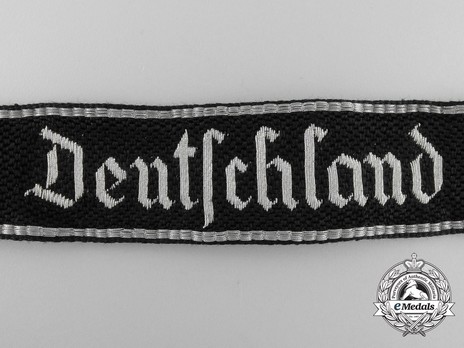 Waffen-SS Deutschland Officer's Cuff Title Obverse