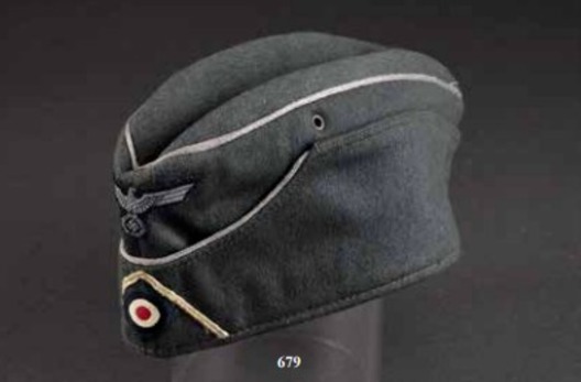 German Army Infantry Officer's Field Cap M38 Profile