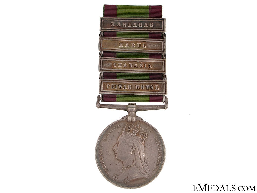 Silver medal with 4 clasps obverse