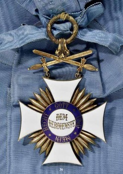 Friedrich Order, Type II, Military Division, Grand Cross (in silver gilt) Obverse