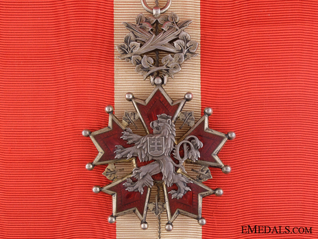 Order of the White Lion, Civil Division, I Class Obverse