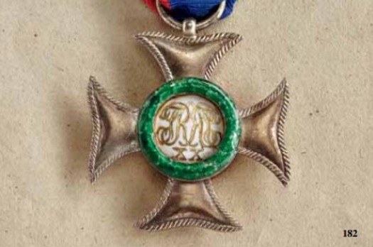 Civil Honour Decoration, Senior Line, II Class Silver Cross Reverse