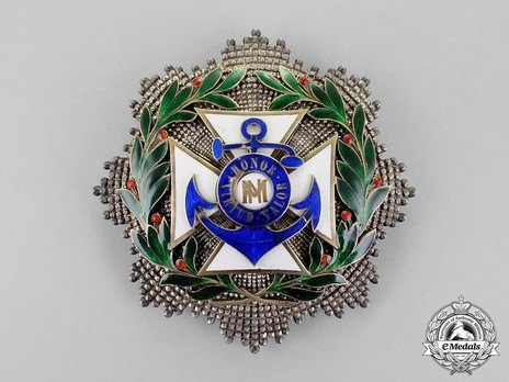 Order of Naval Merit, II Class Breast Star (for Other Services) Obverse