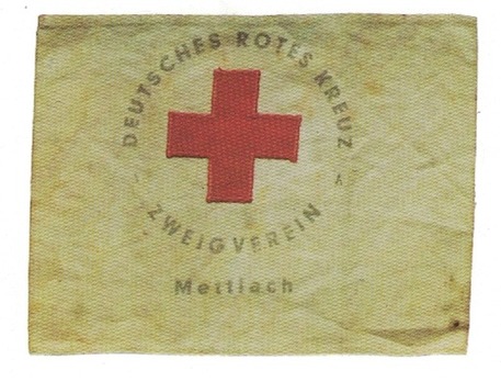 German Red Cross Branch Association Armband Obverse