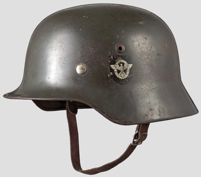 German Police Helmet M35 Left