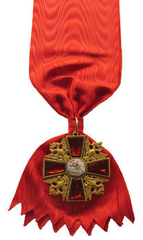 Order of Saint Alexander Nevsky Badge Obverse