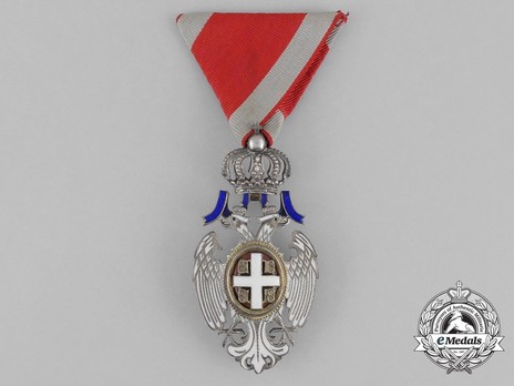 Order of the White Eagle, Type II, Civil Division, V Class Obverse