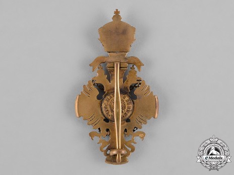 Order of Franz Joseph,Type II, Military Division, Officer (enamelled pendilia) Reverse