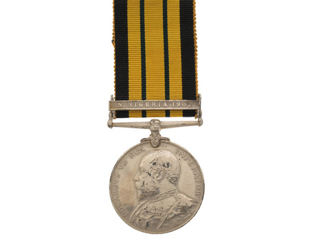 Silver Medal Edward VII (N. Nigeria clasp) Obverse