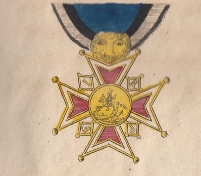 Military Order of St. George, Commander Cross Obverse