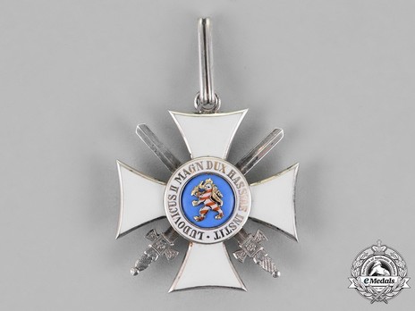 Order of Philip the Magnanimous, Type II, I Class Knight's Cross with Swords Reverse