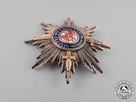 Order of the Red Eagle, Type V, Military Division, Grand Cross Breast Star (in gold) Obverse