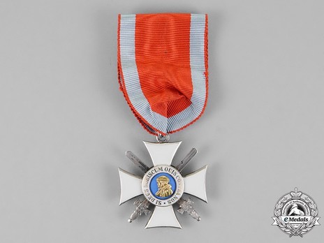 Order of Philip the Magnanimous, Type II, I Class Knight's Cross with Swords Obverse