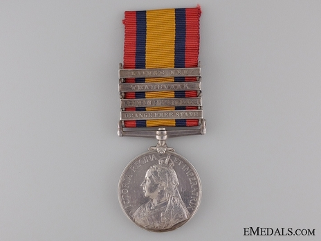 Silver Medal (with date removed, with 4 clasps) Obverse