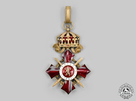 Order of Military Merit, Type I, II Class (with war decoration 1916-1933)