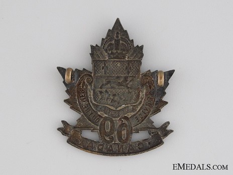 69th Infantry Battalion Other Ranks Cap Badge Reverse
