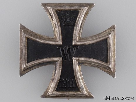 Iron Cross 1914, I Class Cross, by Fr. Sedlatzek Obverse