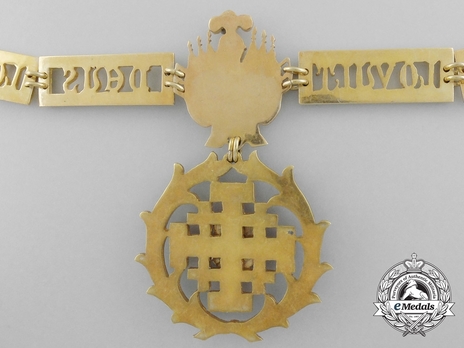 Equestrian Order of Merit of the Holy Sepulcher of Jerusalem (Type II) Collar Reverse Detail