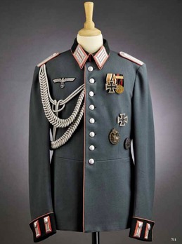 German Army Armoured Officer's Dress Tunic Obverse