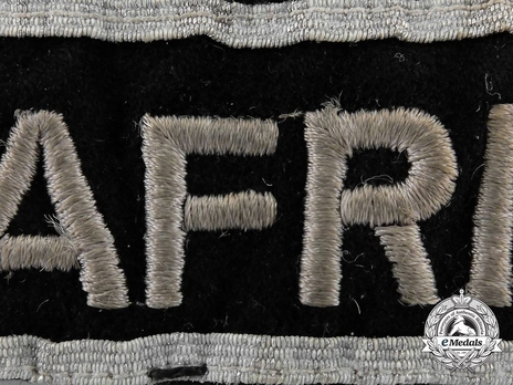 German Army Afrika Cuff Title (unofficial version) Obverse Detail