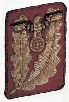 NSDAP Gauleiter Type IV Gau Level Collar Tabs Obverse