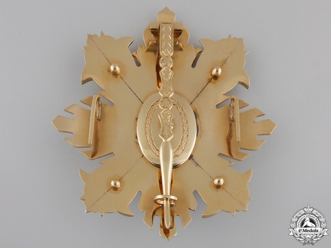 Grand Cross Breast Star (Gold) Reverse