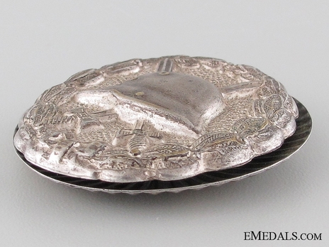 Wound Badge, in Silver (clamshell screwback) Obverse