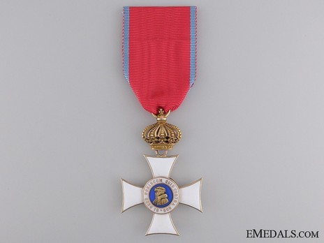 Order of Philip the Magnanimous, Type II, I Class Knight's Cross (with crown, in gold) Obverse