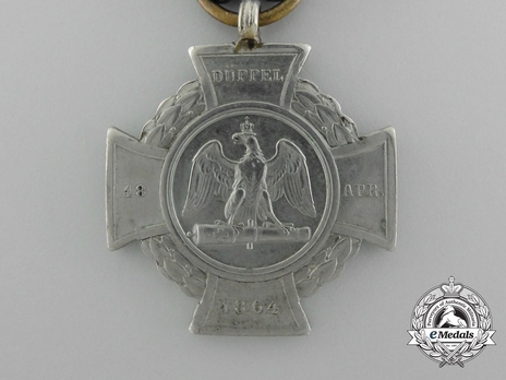 Dybbol Storm Cross (for combatants, in silvered bronze) Reverse