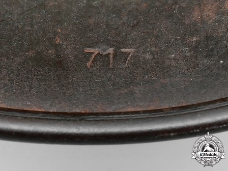 German Army Steel Helmet M40 (Single Decal version) Stamp Detail