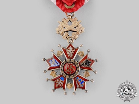 Order of the White Lion, Civil Division, IV Class Officer Reverse
