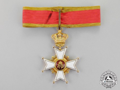 Order of Berthold I, Commander (in gold) Obverse with Ribbon