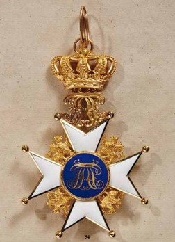 Order of the Wendish Crown, Civil Division, Grand Cross (with bronze crown) Reverse