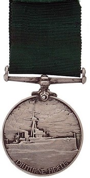 Silver Medal (with King George V in admiral uniform) Reverse
