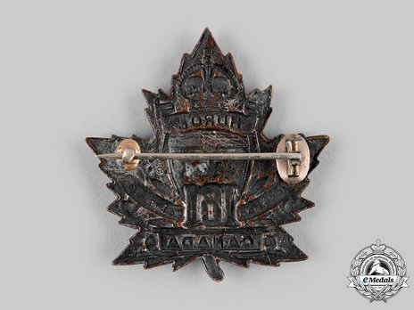 161st Infantry Battalion Officers Cap Badge Reverse