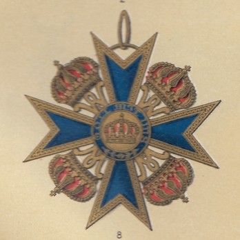 Order of Merit of the Prussian Crown, Civil Division, Cross Obverse